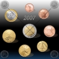 SET kovancev (1 Cent-2€) SLOVENIJA 2007 UNC